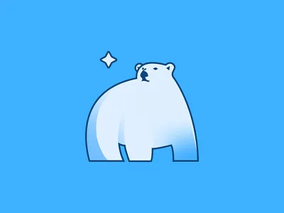 Polar logo north star polar bear