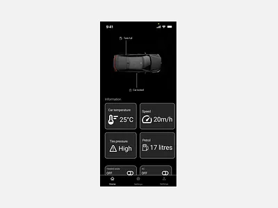 Day 34: automotive Interface dailyui