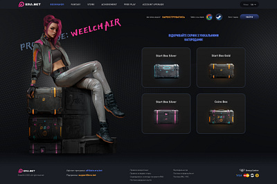 Landing page for a bookmaker bookmaker design graphic design illustration interface landing page web