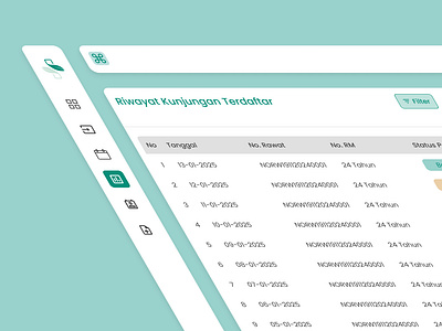 UI Components for Rawat.ID Hospital Management System cleandesign cleanui components healthcare rawatid uidesign