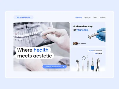 Dental | Landing Page | Website branding dental landing graphic design landing logo ui ux ux|ui designer webdesign website