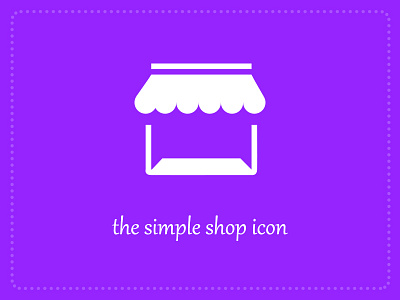Shop Icon by kaysaith on Dribbble