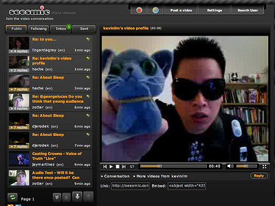 Seesmic Video UI
