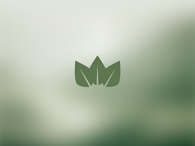 Leaf x3 icon minimal simple vector