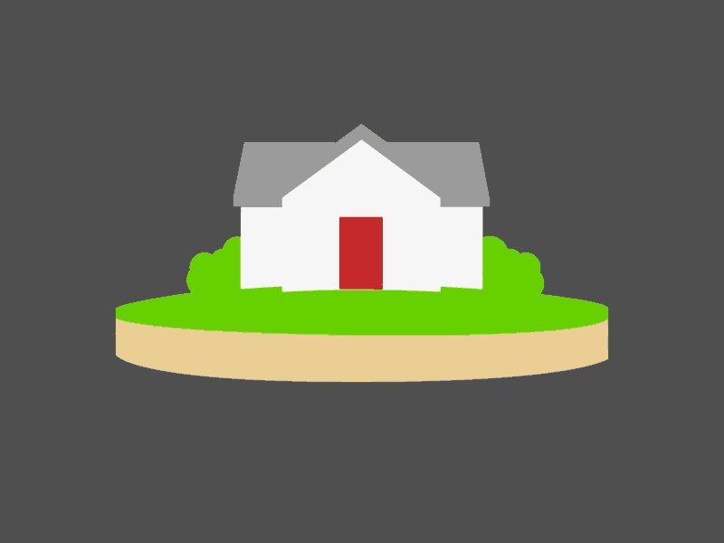 Home is where the pixels are... animation c4d gif