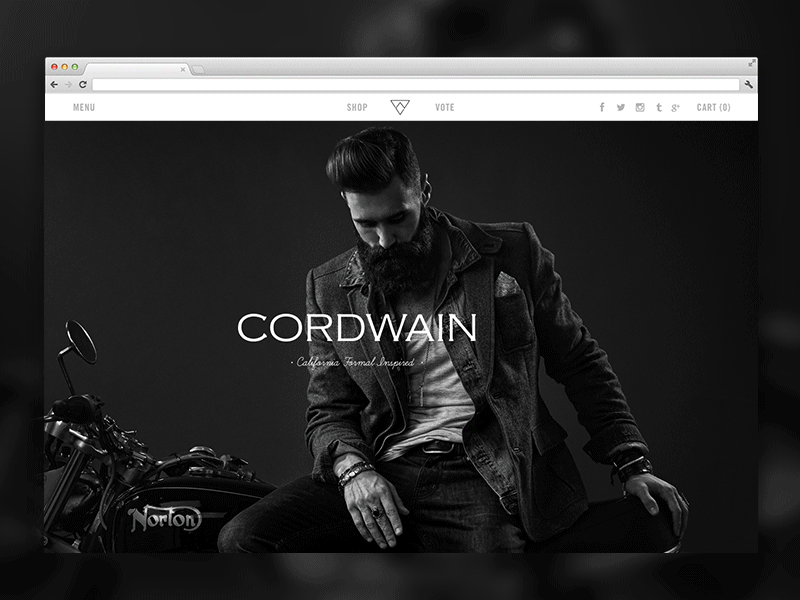 Cordwain Animation Dribbble animation art direction digital gif interactive web design website