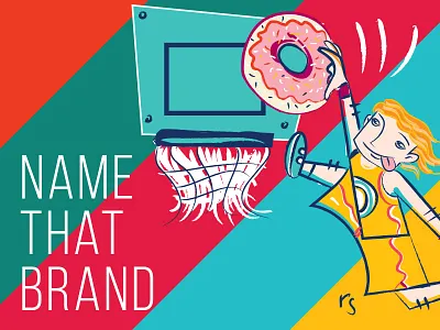 Name That Brand brand illustration marketing