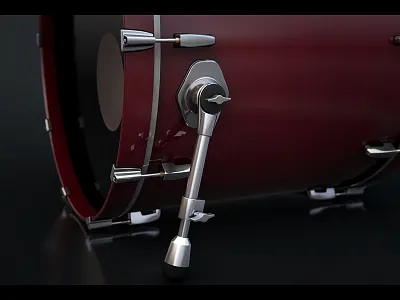 Bass Drum 3d bass drum cgi cinema4d drum render