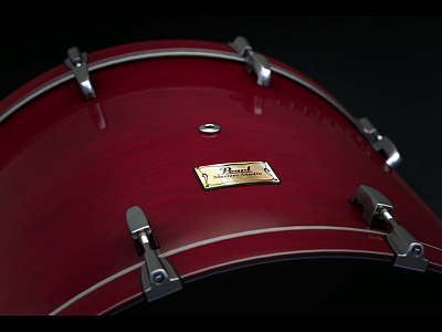 Bass Drum1 3d bass drum cgi cinema4d drum render