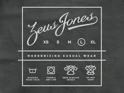 Tags clothing sizing tags