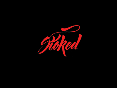 Stoked - brush lettering brush brushlettering cursive hand drawn hand lettering lettering script stoked type