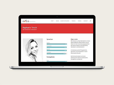 Webdesign for an association divi interpreter translator webdesign wordpress