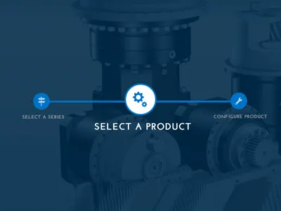 Process Indication background image blue icons process steps type
