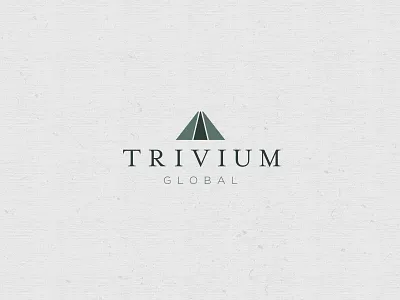 Trivium Global Logo logo three roads triangle trivium