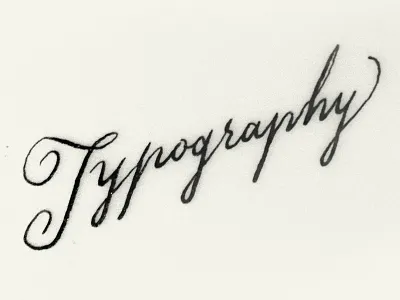 Typography calligraphy flexible nib pen pointed sketchbook type typography writing