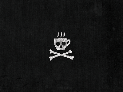 Death Before Decaf Badge badge coffee cross bone decaf hot mark skull