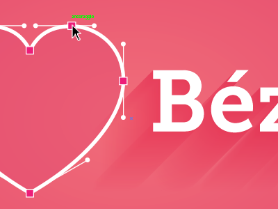 Valentine's Day #2 bezier heart valentines day