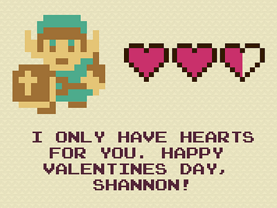 Vday graphics illustrator legend of zelda photoshop valentines day