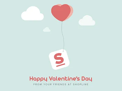 Happy Valentine's Day flat graphic valentines day