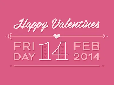 Happy mushy gushy day arrow cheer custom happy hearts holiday love numbers type typography valentines vector