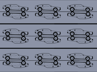 DeLorean Stripe Pattern car delorean pattern stripe