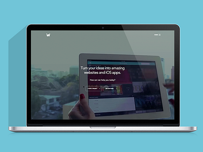 The new ideaware website! cta html5 landing responsive video website