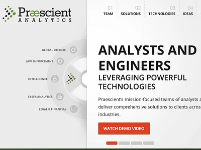 Praescient Analytics analytics development engineers praescient wdg web development group website wordpress