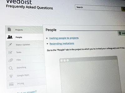 Wedoistfaq faq minimalist sections simple sketchapp web wedoist