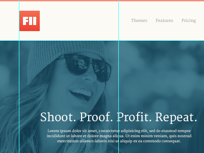 F11 home page concept clean design hero home layout photoshop ui web wordpress work in progress
