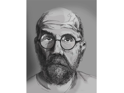 Chuck art artist chuck close detail face illustration life like new portrait stylised