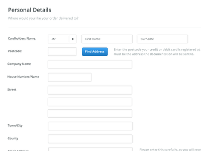 Clean button clean form minimal text ui