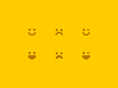 Emoticons emote emoticons faces happy icon icon font interface sad ui wink