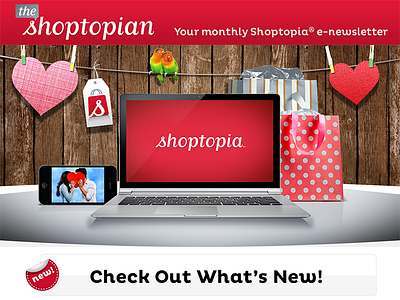 Email Marketing Hero Image email feature header hero marketing newsletter valentine