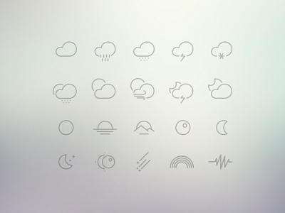 61 Weather Icons Collection | Free collection download free freebie icons kit set ui weather