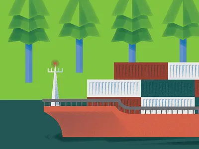 Cargo Ships & Paper Treez