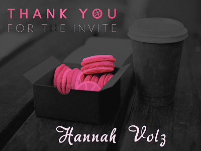 Thanks Hannah Volz Small debut dribbble photography