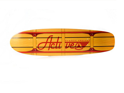 Active Shred Sled graphic illustrator lettering photoshop skateboard vector