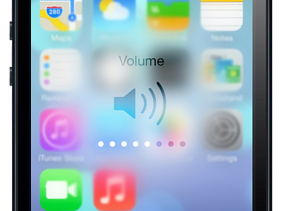 iOS 7 Volume