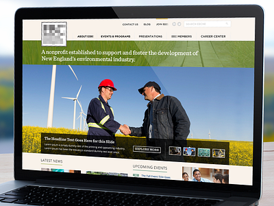 Environmental Organization Website clean environment green nature news tan white wordpress