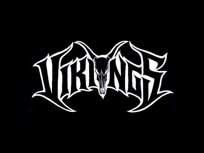 Vikings lettering logo logotype print sketch typography viking