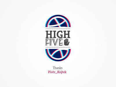 Thank you, Piotr_Kojtek ! dribbble first font invite retro shot thanks welcome