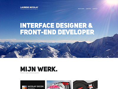 New Portfolio Website design personal portfolio responsive web website