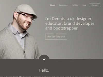 Personal Website Idea personal website photography portfolio