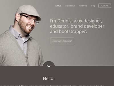 Personal Website Idea personal website photography portfolio