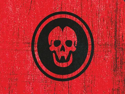 Skull agressive poison red skull