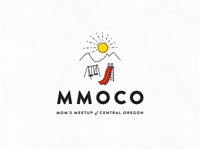 MMOCO icon illustration logo mark mountains oregon playground