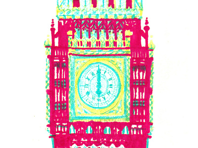 Big Ben big ben london sketch