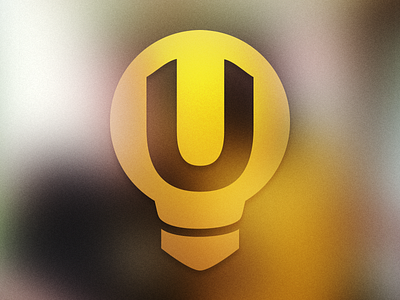 U Bulb Mark lightbulb logo mark