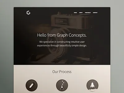 WIP agency beaker branding cog css3 html5 pencil process rocket