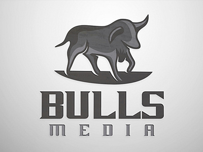 Bull Logo animal app bistro bull communication connect marketing media multimedia restaurant team wild